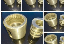 Муфта и винт задней бабки токарно-винторезных станков 1М65,ДИП500